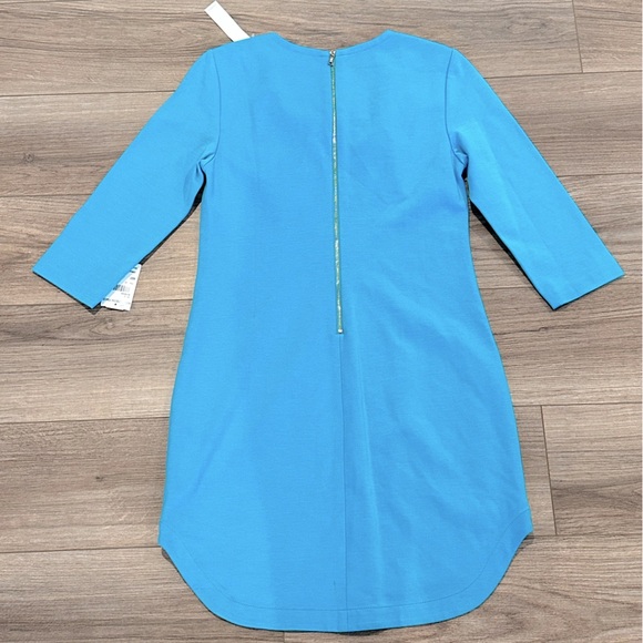 NWT! Trina Turk Tropical Ponte Sculpture Dress with Beaded Neckline Size 6 - Picture 12 of 13